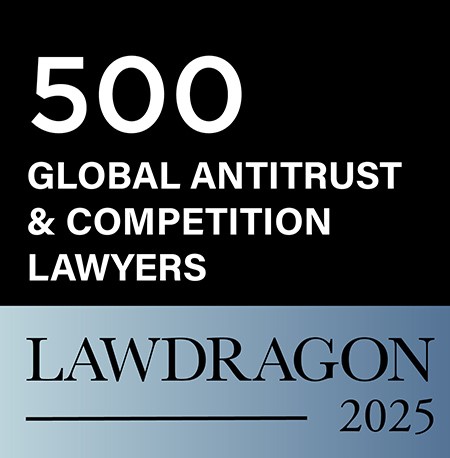 Law Dragon 2025 500 Global Antitrust & Competition Lawyers badge