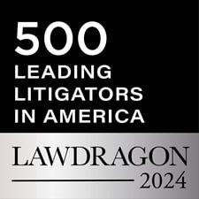 Lawdragon 500 Leading Litigators Badge for Robert Turken
