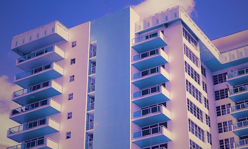 Photo of an older condo