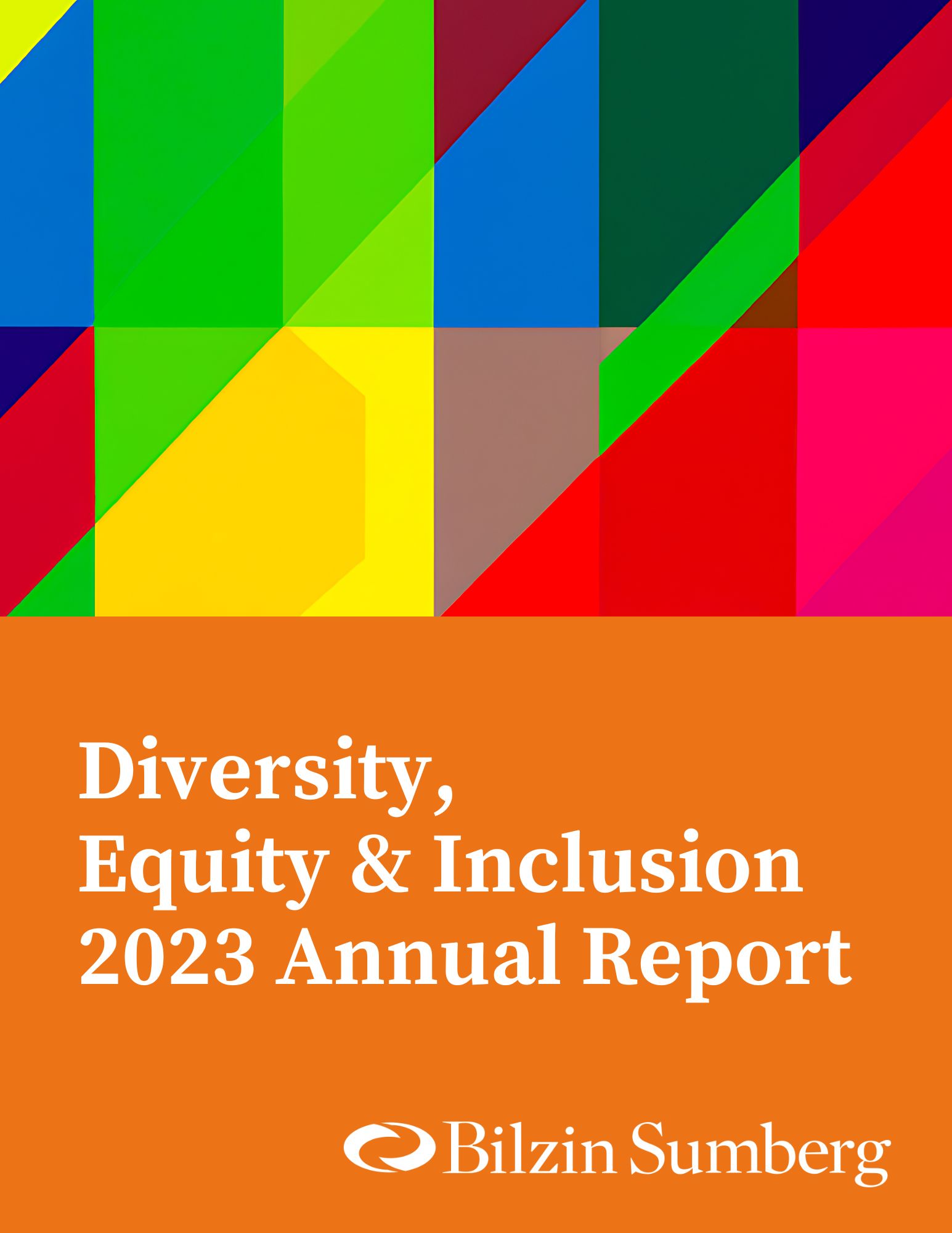 2023 DEI Report Cover Page