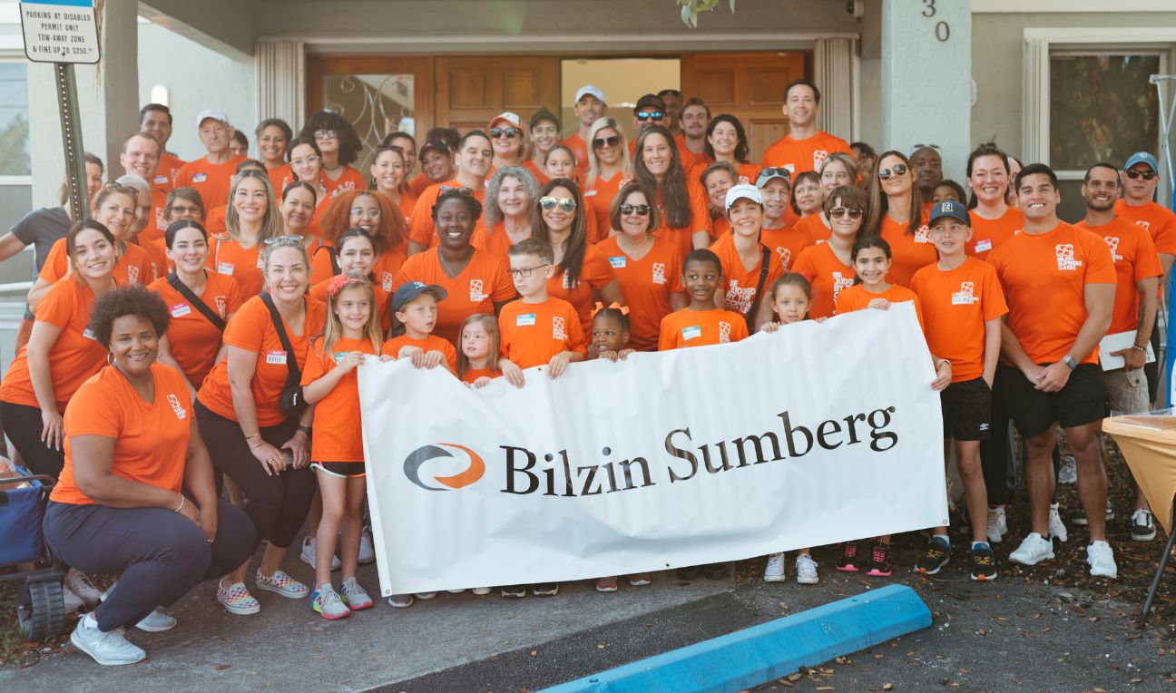 Photo of a Bilzin Sumberg employee participating in the Bilzin Sumberg Cares Project Day on March 5, 2023.