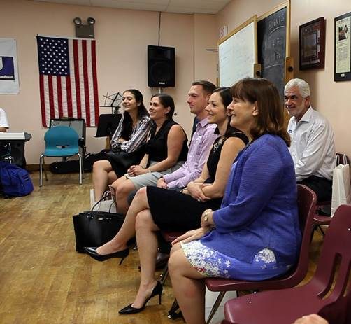The Academy attends a rehearsal session for the “Spirit of Goodwill” Band