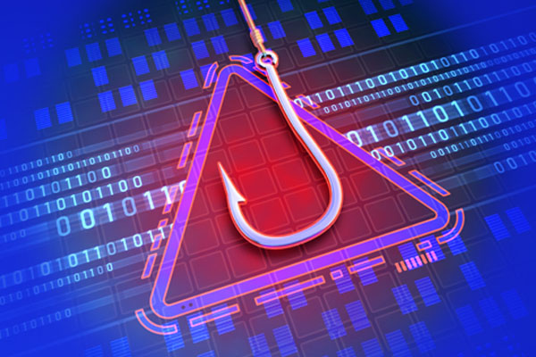 Image depicting cyber phishing hook